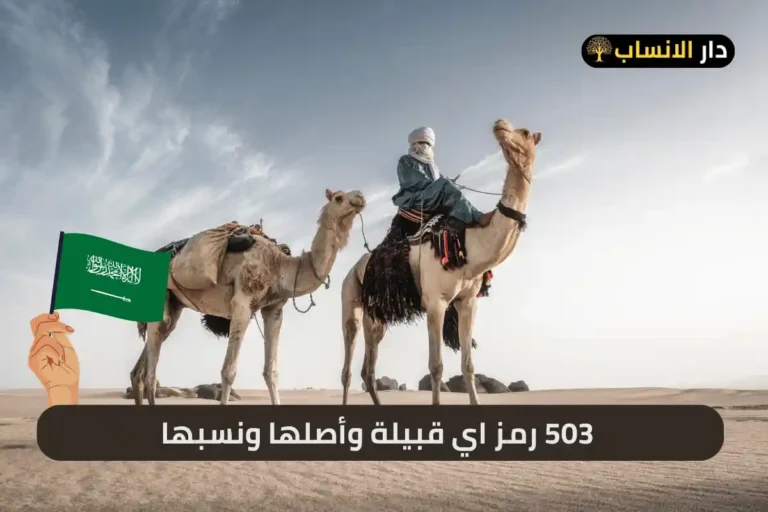 503 رمز اي قبيلة