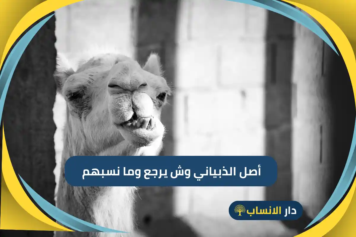 أصل الذبياني وش يرجع وما نسبهم