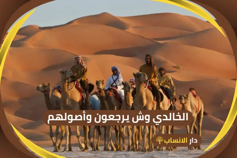 الخالدي وش يرجعون