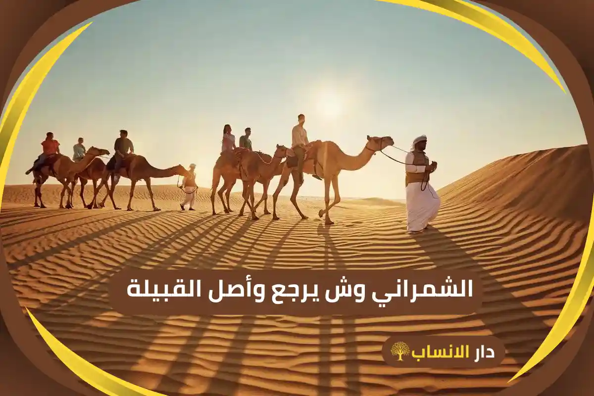الشمراني وش يرجع