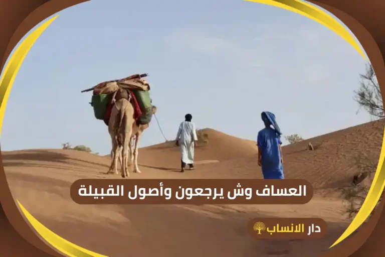 العساف وش يرجعون