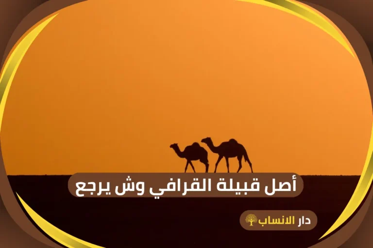 القرافي وش يرجع