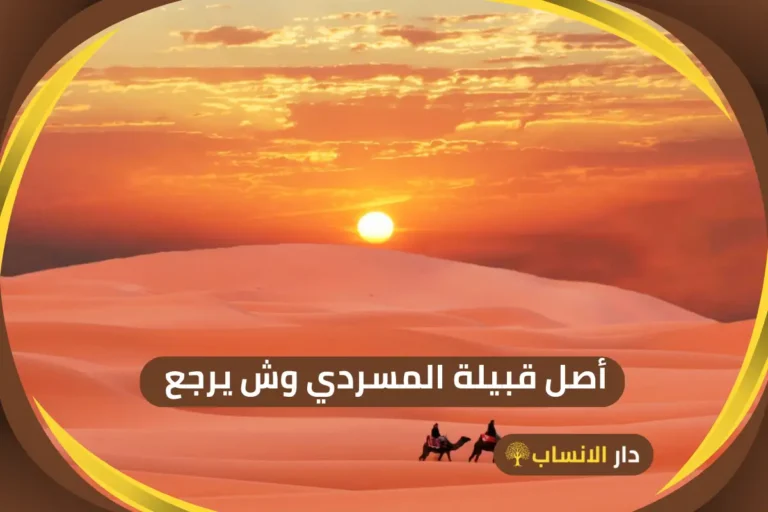 المسردي وش يرجع